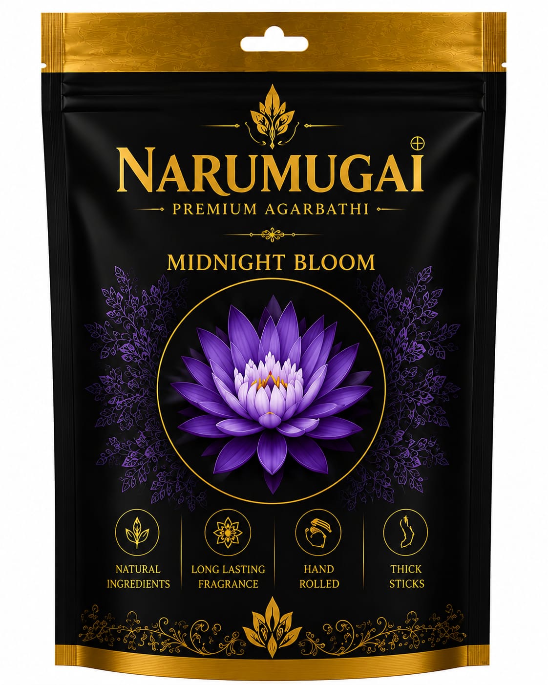 Narumugai Midnight Bloom agarbatti pack